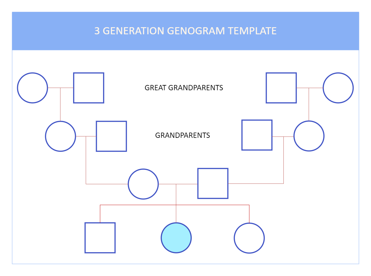 create 3 generation genogram